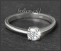 Preview: Diamant Ring 0,53ct, River D & Si2; 585 Gold