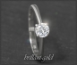 Preview: Diamant Ring 0,53ct, River D & Si2; 585 Gold