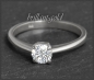 Preview: Diamant Ring 0,53ct, River D & Si2; 585 Gold