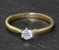 Preview: Lupenreiner Brillant Ring aus 585 Gold; 0,31ct