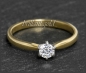 Preview: Lupenreiner Brillant Ring aus 585 Gold; 0,31ct