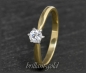 Preview: Lupenreiner Brillant Ring aus 585 Gold; 0,31ct