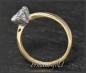 Preview: Brillant 585 Gold Ring; 1,02ct, River E, Si1-2