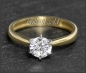 Preview: Brillant 585 Gold Ring; 1,02ct, River E, Si1-2