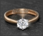 Preview: Brillant Solitär Ring aus 585 Gold; 1,04ct, Si2