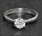 Preview: Brillant 585 Gold Ring 1,03ct, Top Wesselton