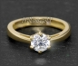Preview: Brillant 585 Gold Ring 0,91ct; Top Wesselton, Si1