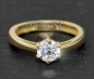 Preview: Brillant 585 Gold Ring; 0,99ct, Top Wesselton, Si3