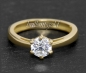 Preview: Brillant 585 Gold Ring 0,91ct; Top Wesselton, Si1