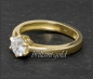 Preview: Brillant 585 Gold Ring; 0,99ct, Top Wesselton, Si3