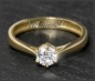 Preview: Brillant Ring mit 0,55ct; River E, VS2; 585 Gold