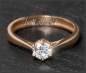 Preview: Brillant 585 Gold Ring 0,52ct, Si1; DGI Zertifikat