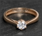 Preview: Brillant 585 Gold Ring 0,52ct, Si1; DGI Zertifikat