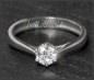 Preview: Brillant Ring in 585 Gold; 0,50ct, G & Si1