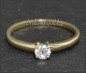 Preview: Brillant 585 Gelbgold Ring, 0,29ct, River D, Si