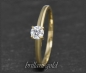 Preview: Brillant 585 Gelbgold Ring, 0,29ct, River D, Si