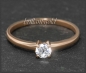 Preview: 585 Gold Brillant Ring; 0,25ct, Lupenrein & River