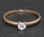 Preview: 585 Gold Brillant Ring; 0,25ct, Lupenrein & River