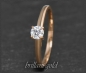 Preview: 585 Gold Brillant Ring; 0,25ct, Lupenrein & River