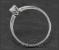 Preview: Brillant Ring mit 0,38ct in River D, Si3; 585 Gold