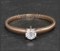 Preview: Brillant 585 Gold Ring 0,29ct; River D, Lupenrein