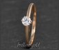 Preview: Brillant 585 Gold Ring 0,29ct; River D, Lupenrein