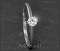 Preview: Brillant Ring in 585 Gold; 0,34ct, River E & VVS2