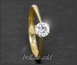 Preview: Brillant Ring in 585 Gold; 0,54ct; Wesselton, Si2