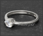 Preview: Brillant 585 Weißgold Ring; 0,55ct; Wesselton, Si1