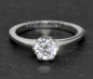 Preview: Brillant Ring aus 585 Gold; 1,02ct, Wesselton H, Si1