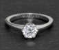 Preview: Brillant Ring aus 585 Gold; 1,02ct, Wesselton H, Si1