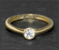 Preview: Brillant Ring 585 Gold; 0,25ct Top Wesselton, Si1