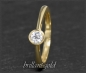 Preview: Brillant Ring 585 Gold; 0,25ct Top Wesselton, Si1