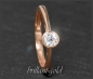 Preview: Brillant 585 Gold Ring 0,36ct, Top Wesselton