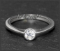 Preview: Brillant 585 Weißgold Ring Solitär 0,33ct; VS2