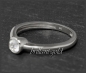 Preview: Brillant Ring 585 Weißgold mit 0,39ct, Si1