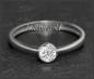 Preview: Brillant 585 Weißgold Ring 0,25ct, River, Si1-2