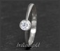 Preview: Brillant 585 Weißgold Ring 0,25ct, River, Si1-2