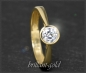 Preview: Brillant Ring 585 Gold; mit 0,68ct, River E & Si2