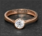 Preview: Brillant Ring aus 585 Gold; 0,64ct, River E & Si