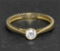 Preview: Solitär Ring 585 Gold 0,25ct Brillant; River D & Si2