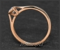 Preview: Gold Brillant Ring aus 585 Rotgold; 0,22ct, Si2