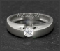 Preview: Brillant Solitär Ring mit 0,33ct, Si2, Bandring