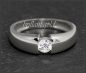 Preview: Brillant Solitär Ring 0,24ct, VS1, 585 Gold Bandring