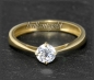 Preview: Brillant 585 Gold Ring; 0,47ct, Top Wesselton, Si1