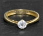 Preview: Brillant 585 Gold Ring; 0,47ct, Top Wesselton, Si1