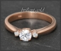 Preview: Lupenreiner Diamant Ring 585 Gold, 0,38ct; Solitär 0,32ct