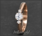 Preview: Lupenreiner Diamant Ring 585 Gold, 0,38ct; Solitär 0,32ct