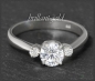 Preview: Diamant Ring 585 Gold 0,74ct; Solitär 0,63ct