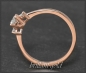 Preview: Brillant Ring 0,40ct, Top Wesselton, Si1; 585 Rotgold